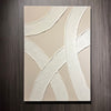 Abstract Ivory Canvas