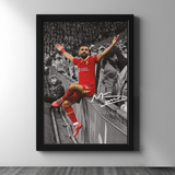Salah — Into the Crowd Poster Frame