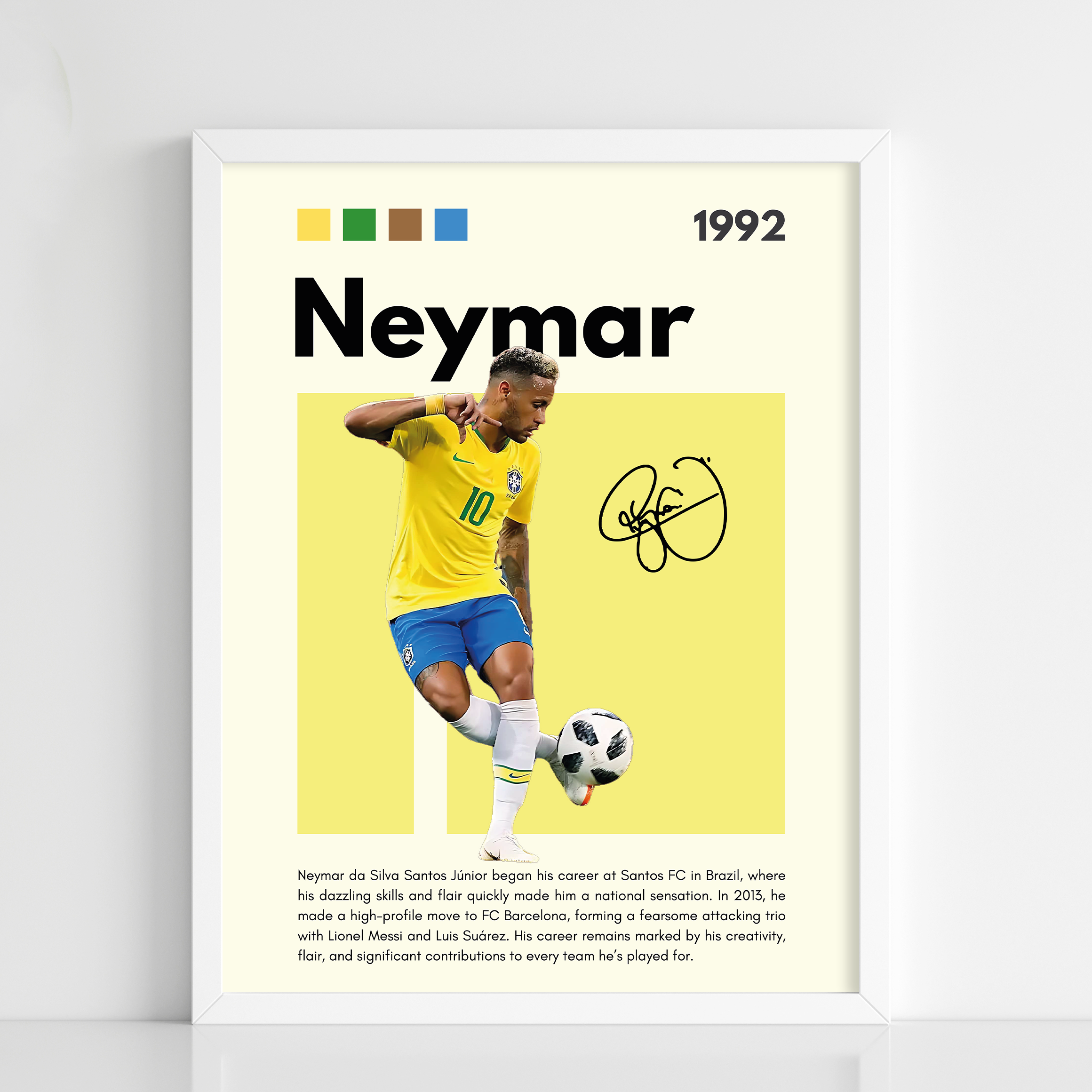 Neymar Sports Poster Frame