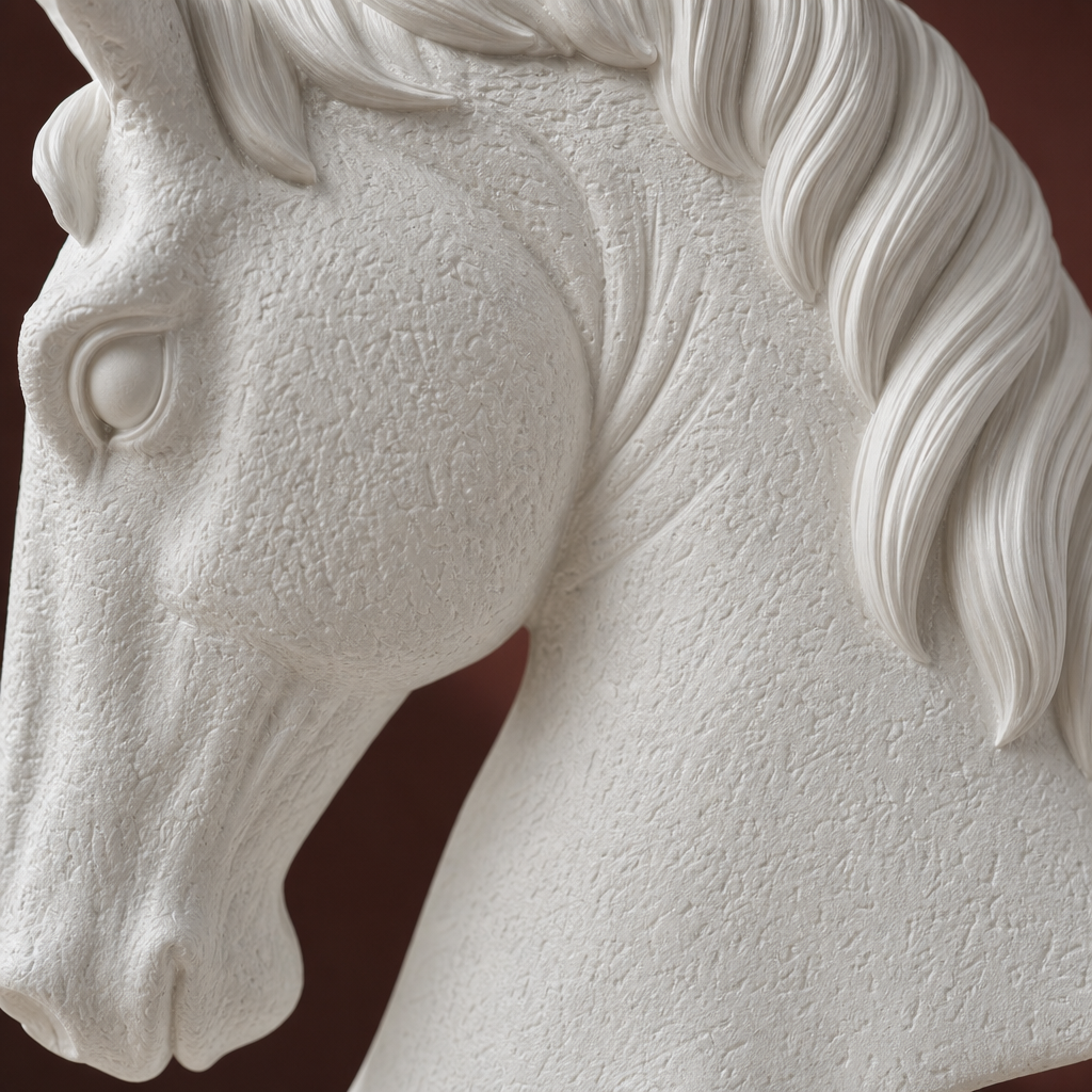 Textured Horse Head