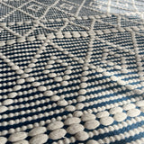 Indigo Heritage Cotton Kilim - Figi Home