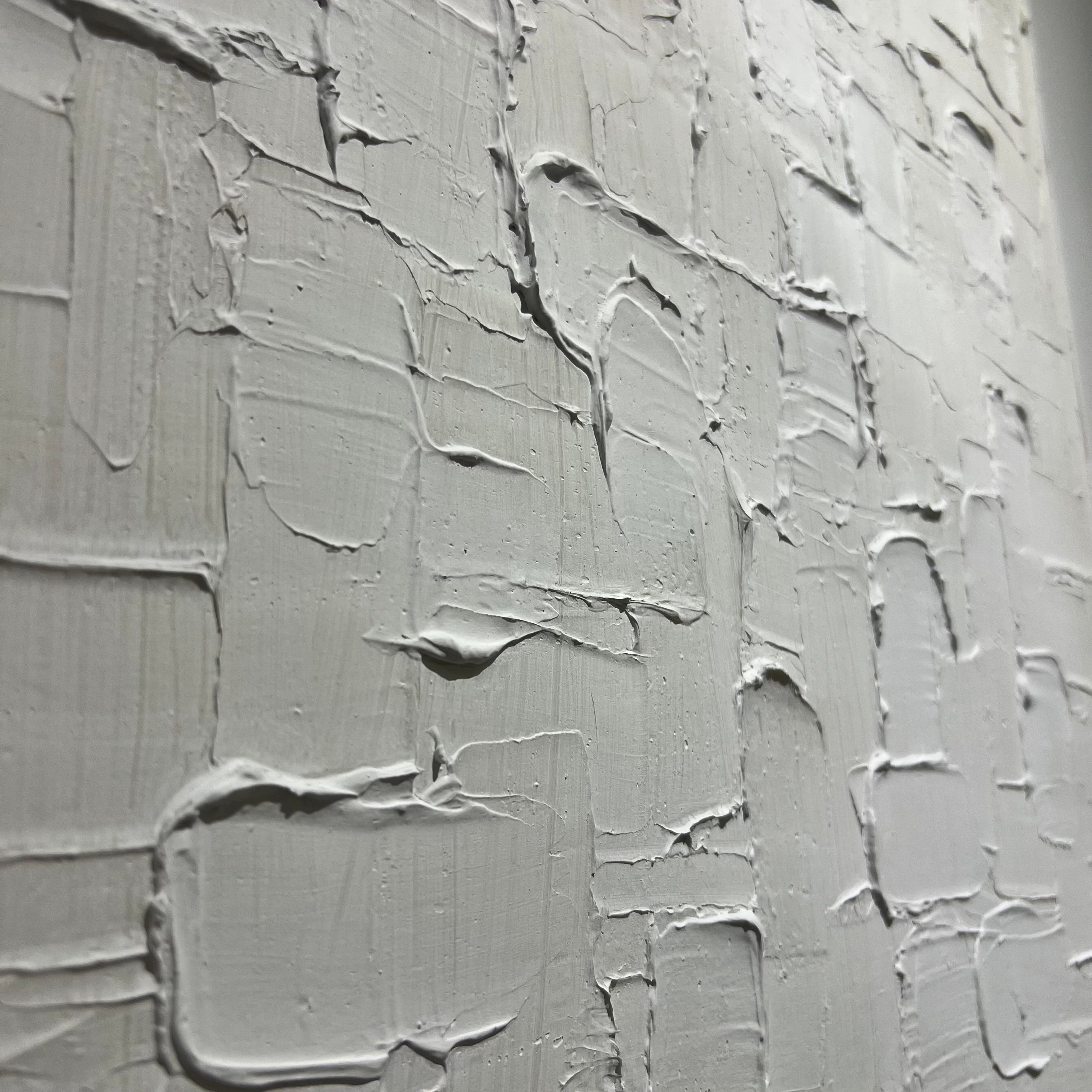 White Rubble Canvas