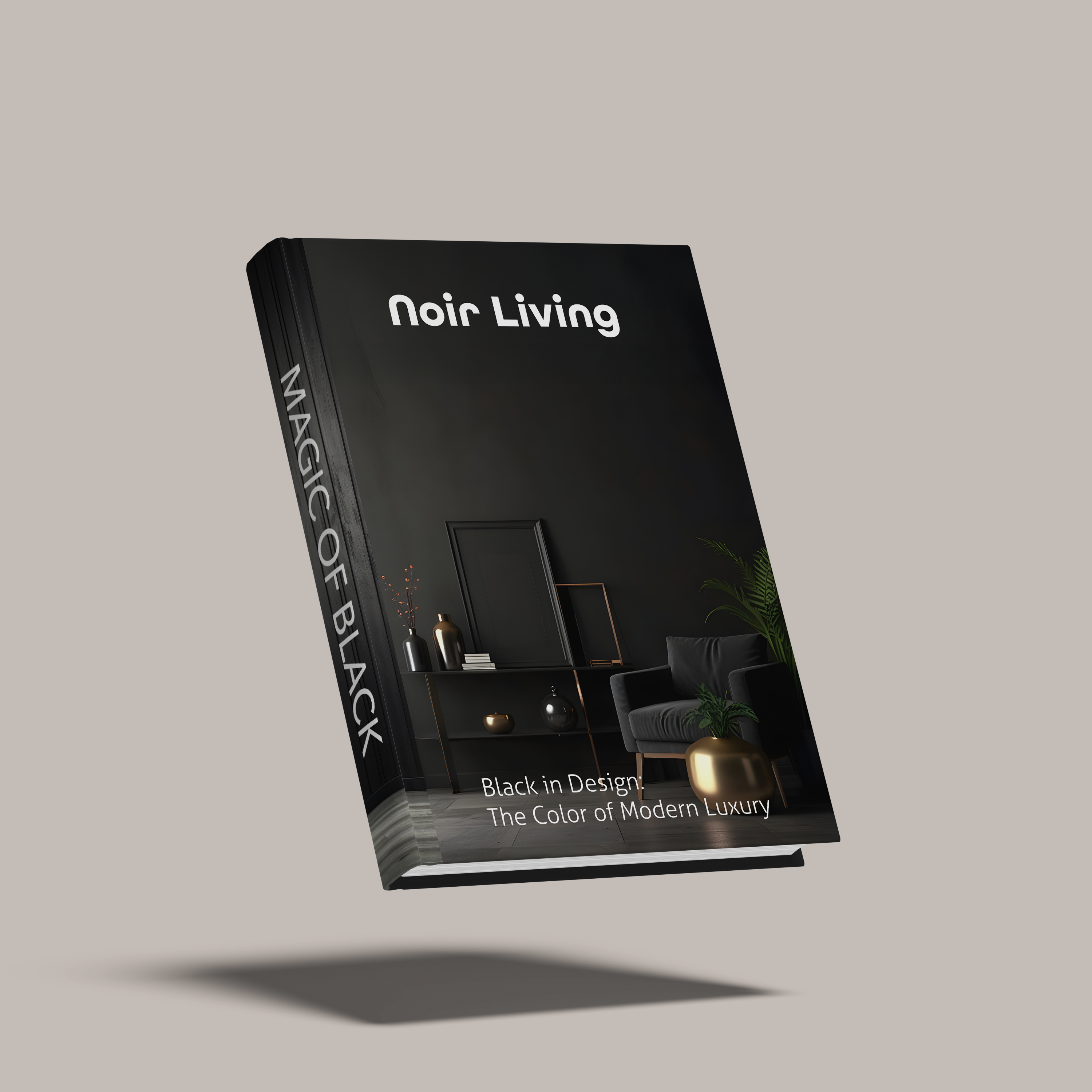 Noir Living decorative book - Figi Home
