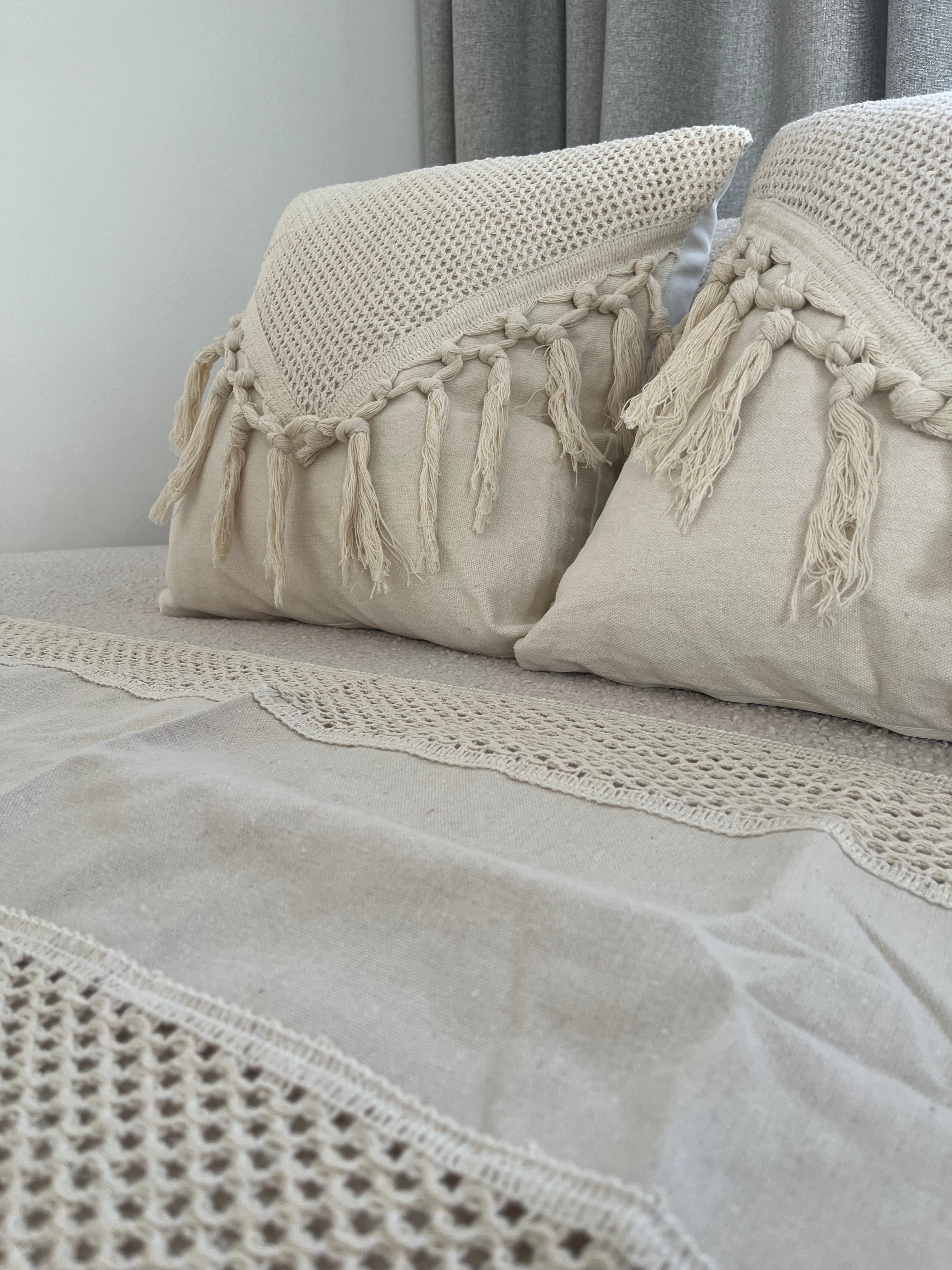 Ivory Weave Lounge Set - Figi Home