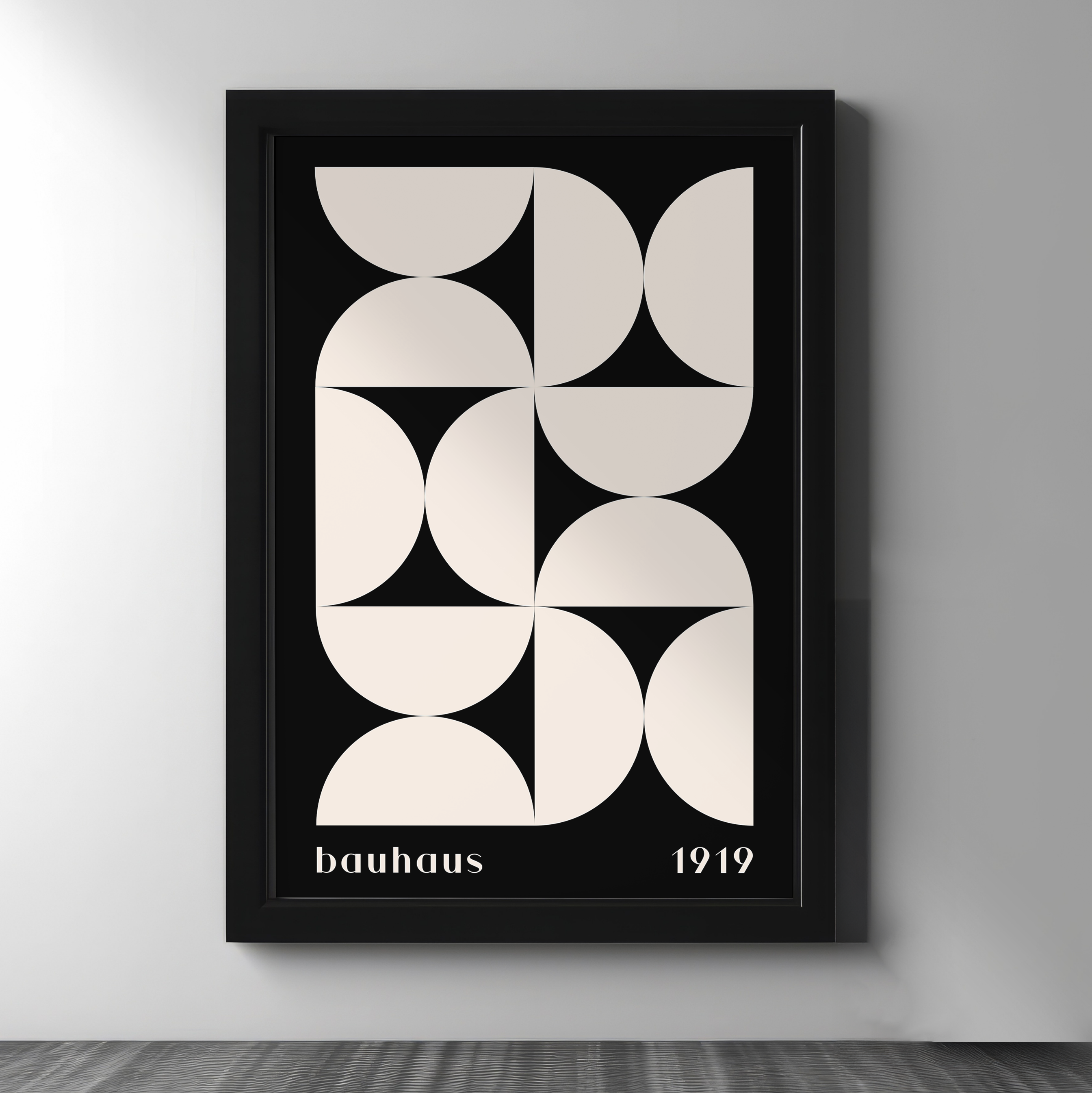 Bauhaus Curved Block Pattern — 1919 - Figi Home