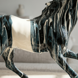 Marble Gallop Horse Sculpture