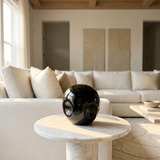 Obsidian Orb Pottery Vase