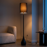 Black Droplet Floor Lamp