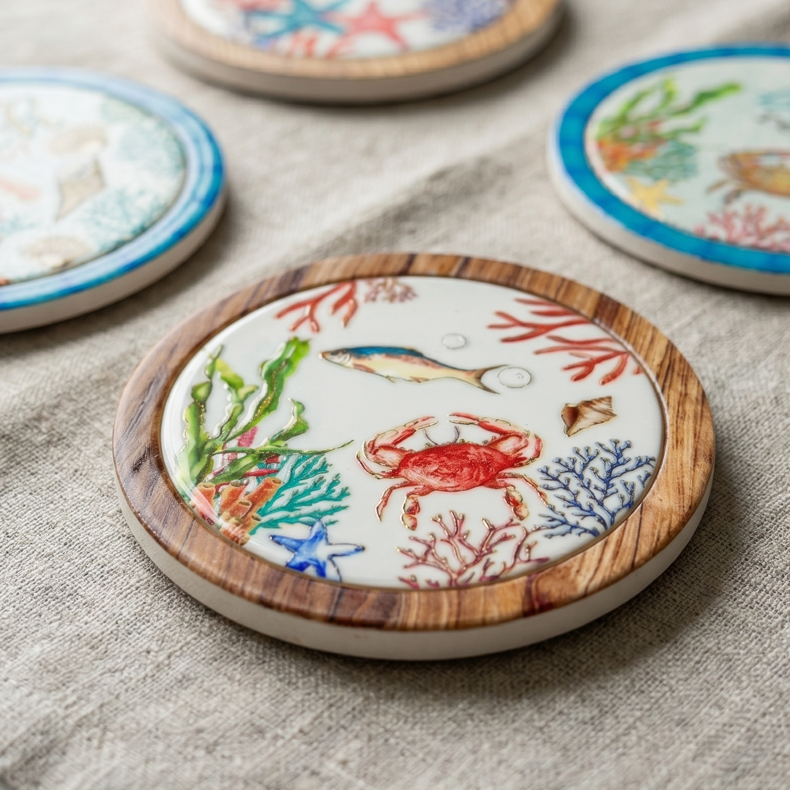 Ocean Coaster Set