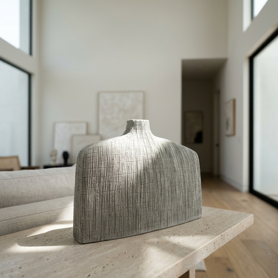 Flat Neck Vase