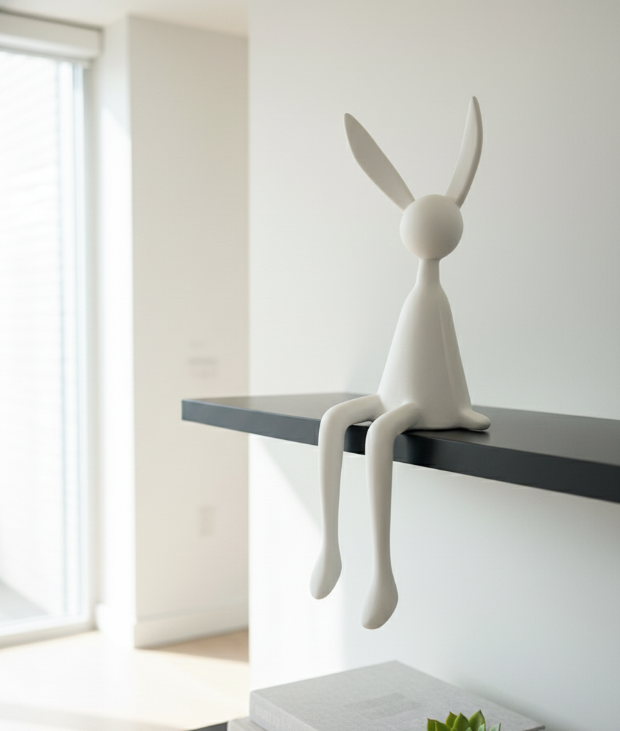 Luna Bunny Sculpture