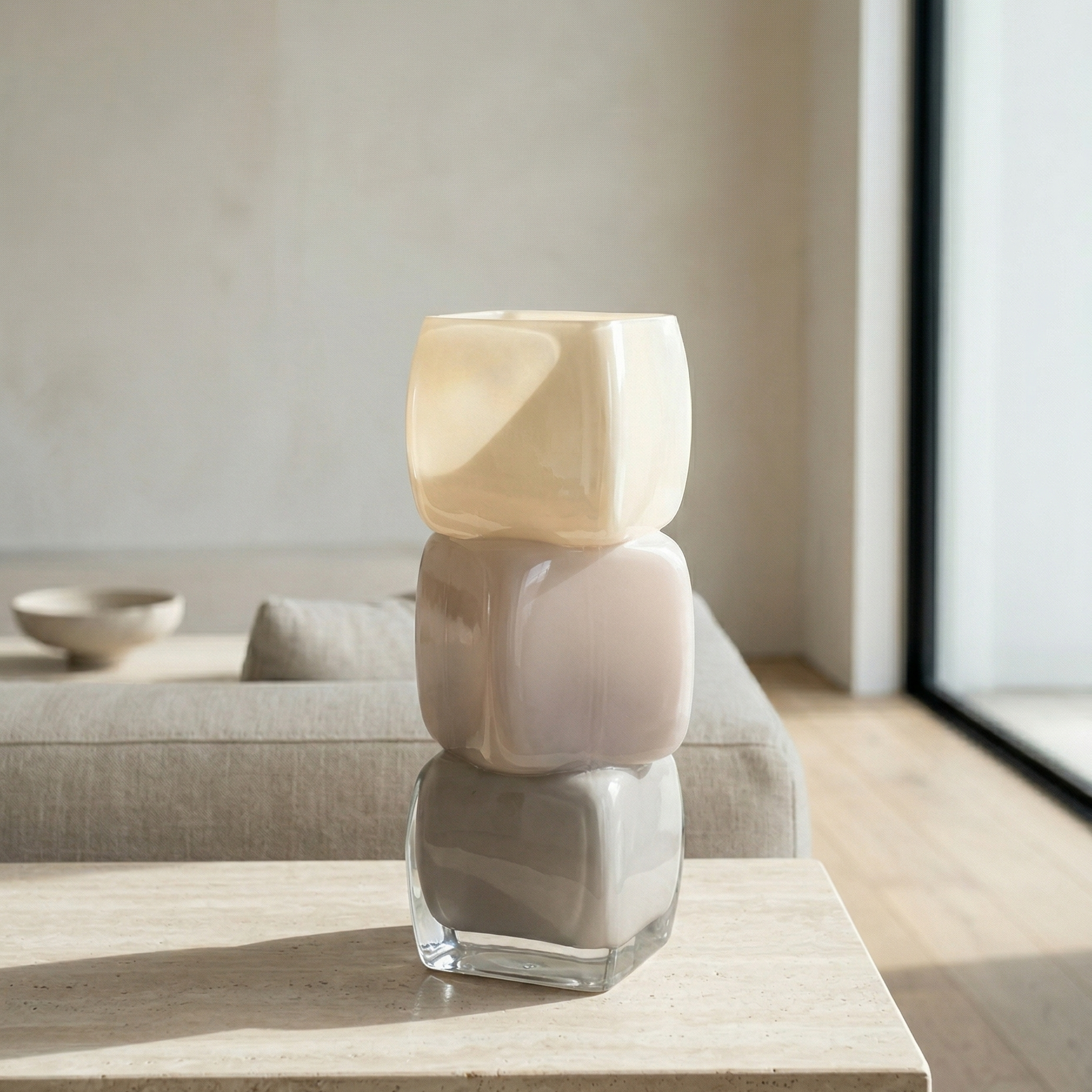 Cube Stack Vase Set