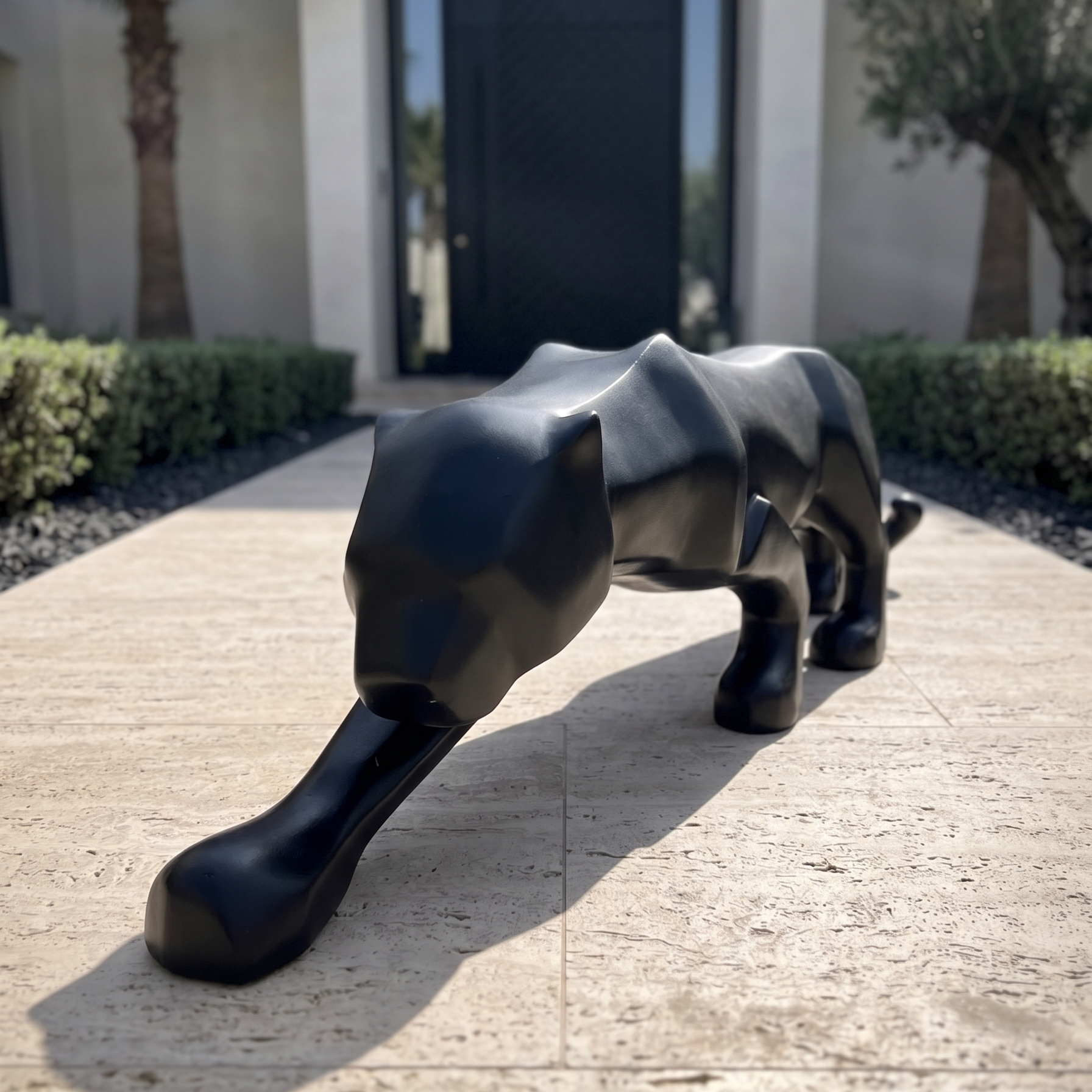 Black Panther Floor Sculpture