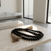 Matte Black Decorative Beads