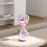 Pink Sand Iridescent Glass