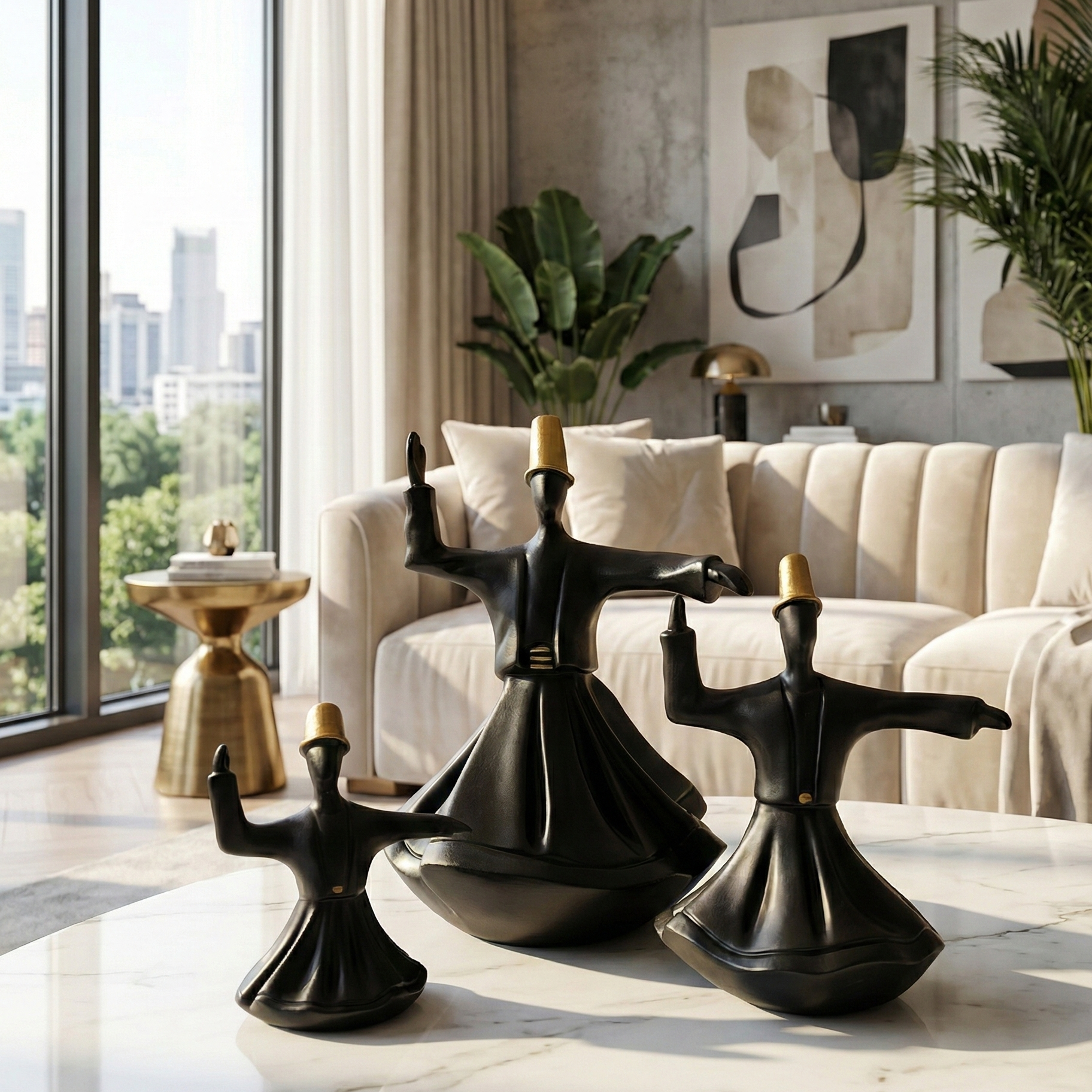 Whirling Dervish Figurine Set - دراويش - Figi Home