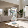 Blue Sand Iridescent Glass