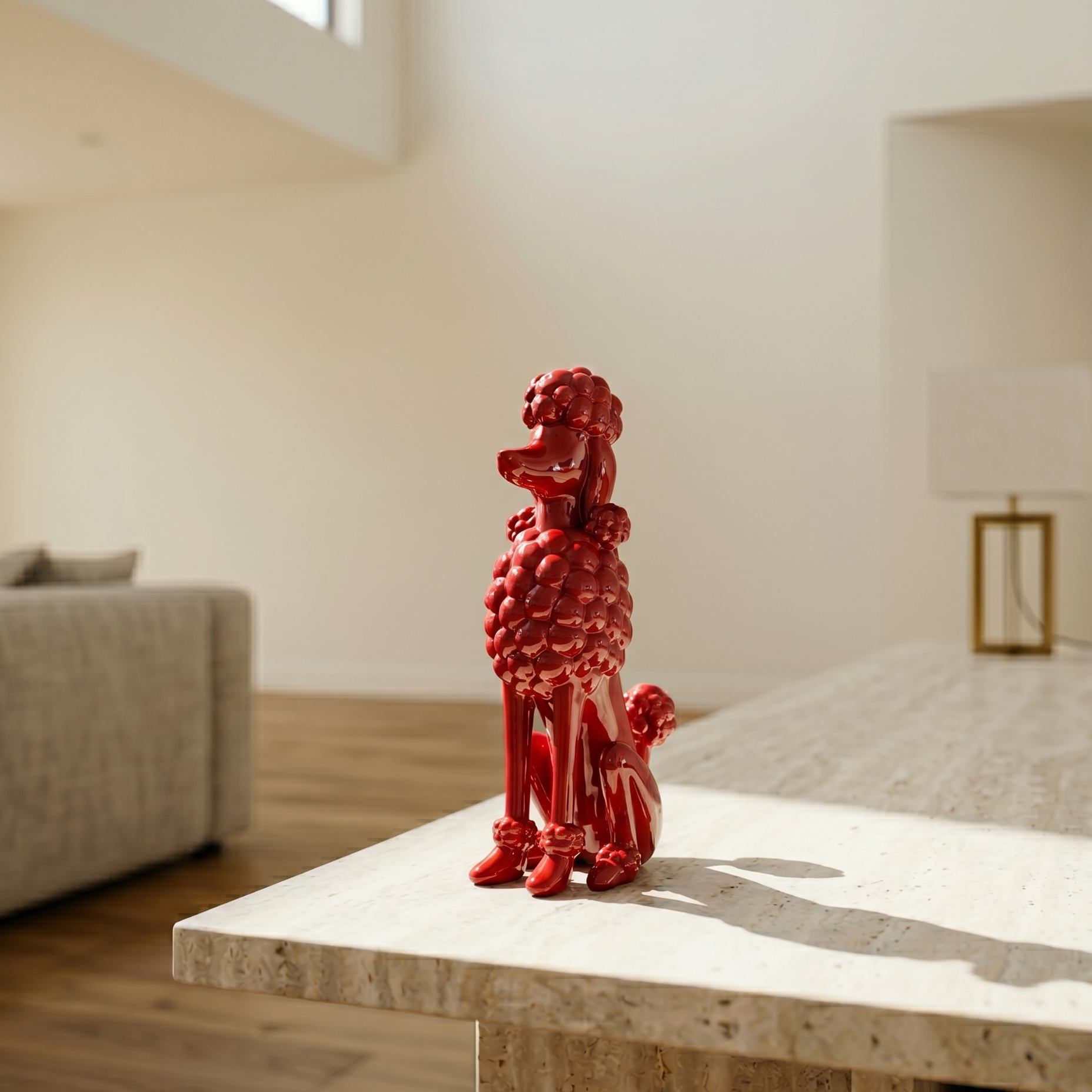 Poodle Pop Sculpture