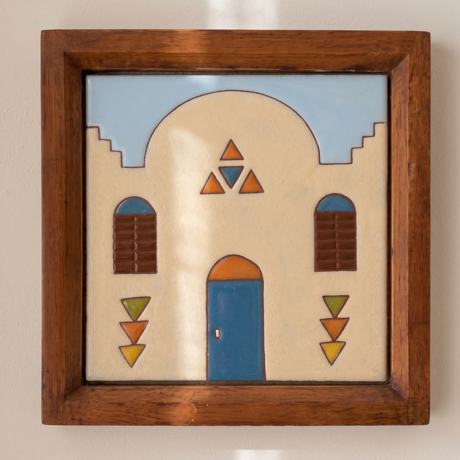 Nubian House Tile Frame