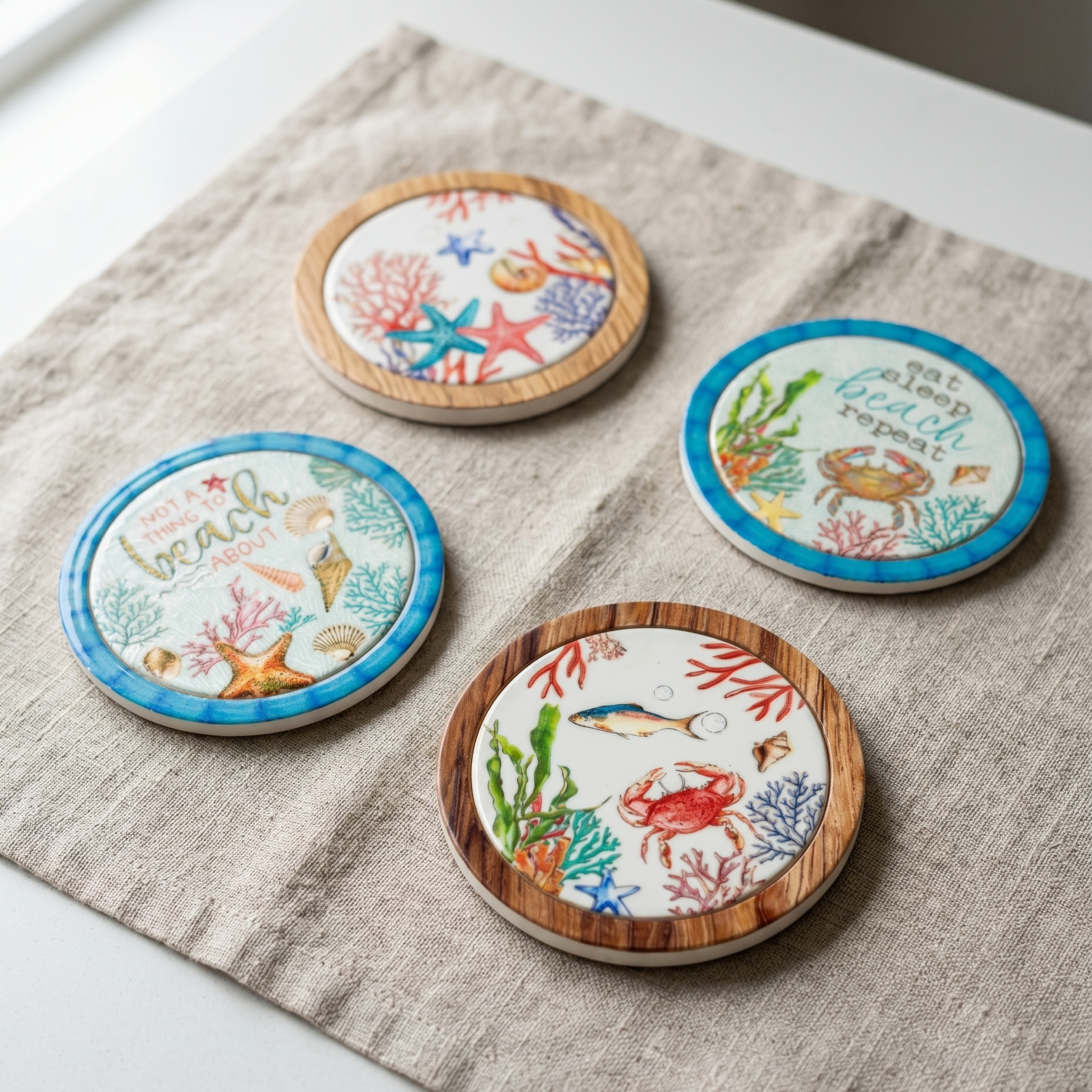 Ocean Coaster Set