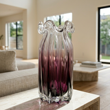 Ruffle Glass Vase
