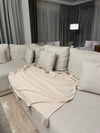 Pom-Pom Ribbed Throw Blanket - Figi Home