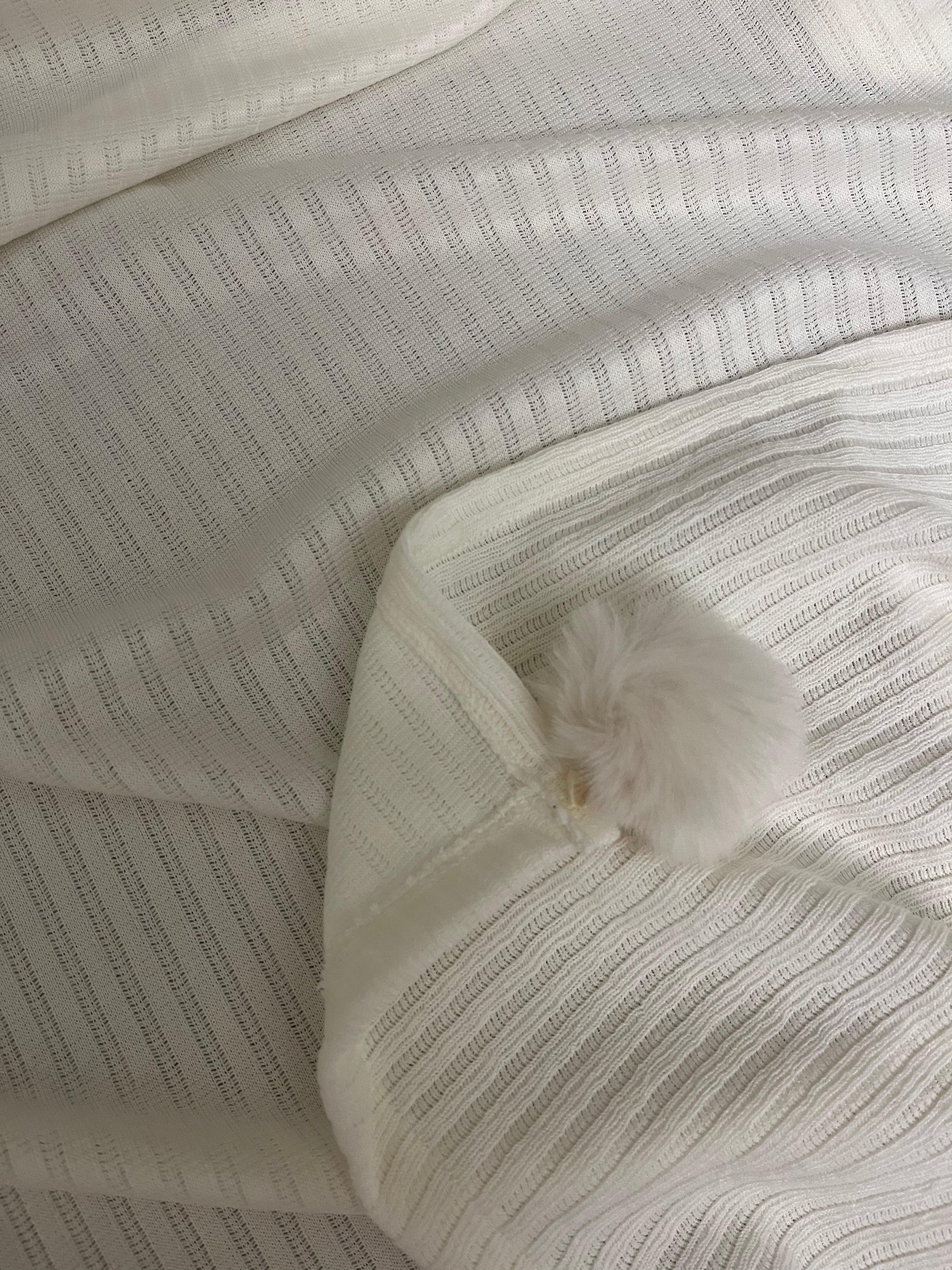 Pom-Pom Ribbed Throw Blanket - Figi Home