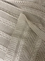Knitted Textured Throw Blanket - Figi Home