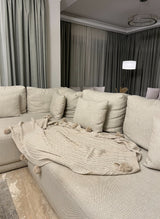 Tassel Knit Throw - Figi Home