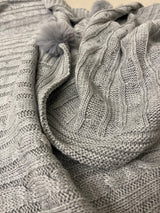 Tassel Knit Throw - Figi Home