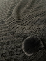 Tassel Knit Throw - Figi Home