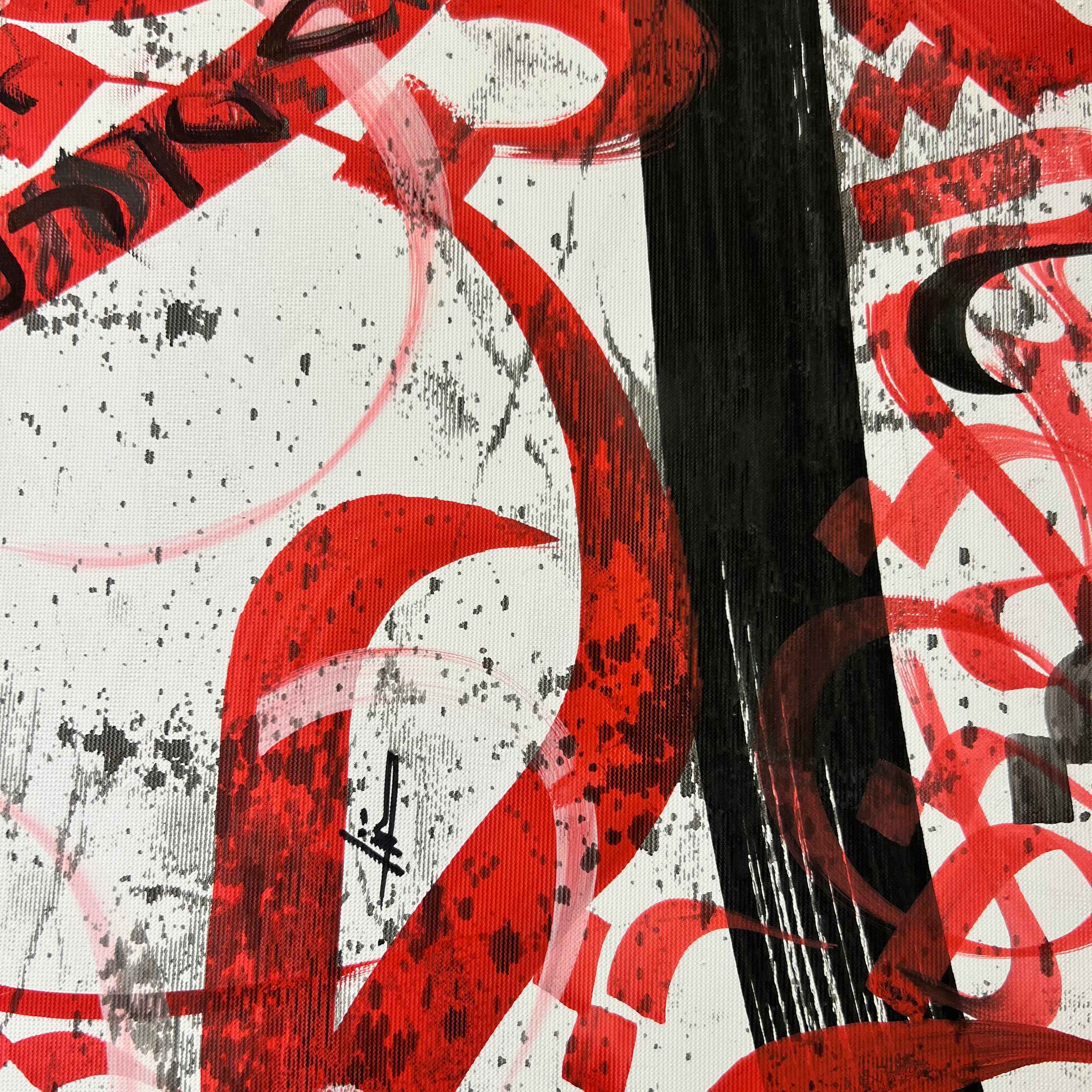 Abstract Arabic Calligraphy Canvas Set