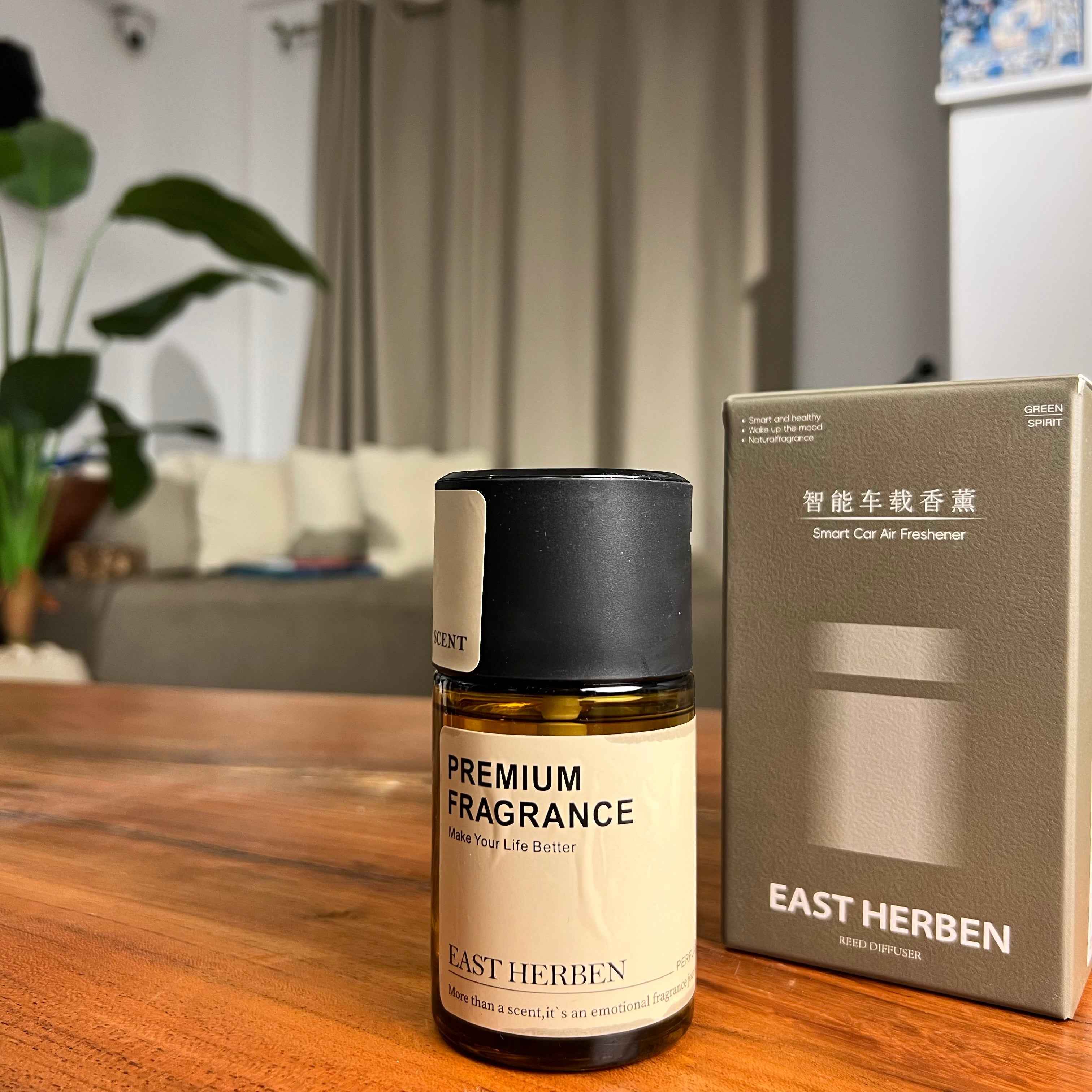 EastHerben Car Diffuser — Sandalwood Path