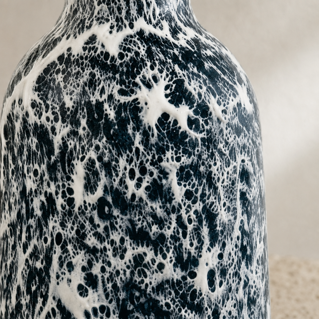Frothy Glaze Vase