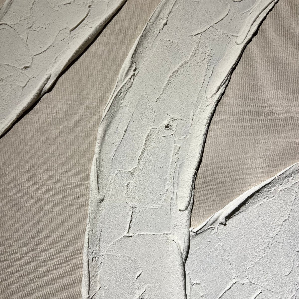 Abstract Ivory Canvas - Figi Home