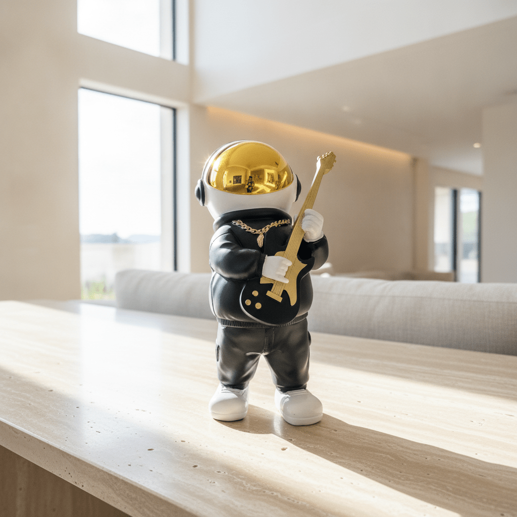 Astronaut Guitar Sculpture - Figi Home