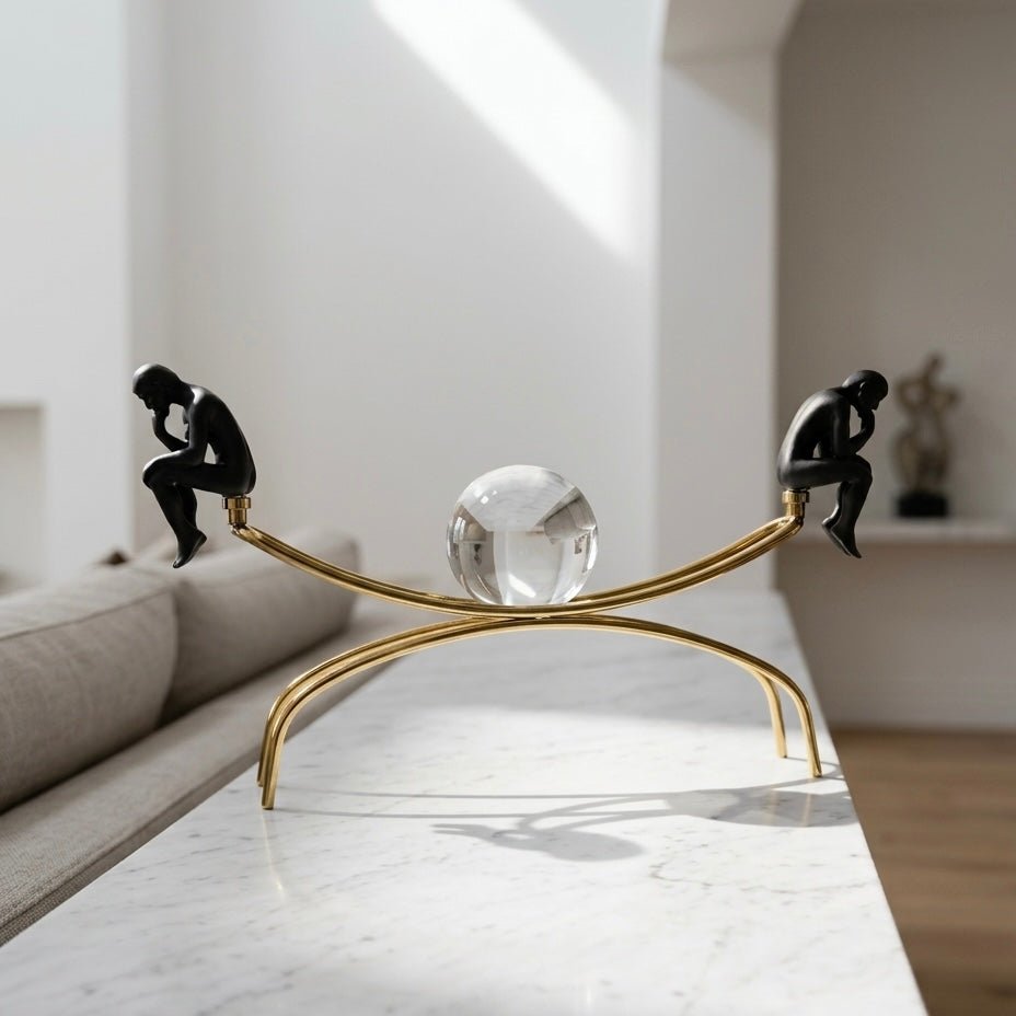 Balanced Thinkers Crystal Sculpture - Figi Home