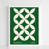 Bauhaus Floral Geometry — 1919 (Green Edition) - Figi Home