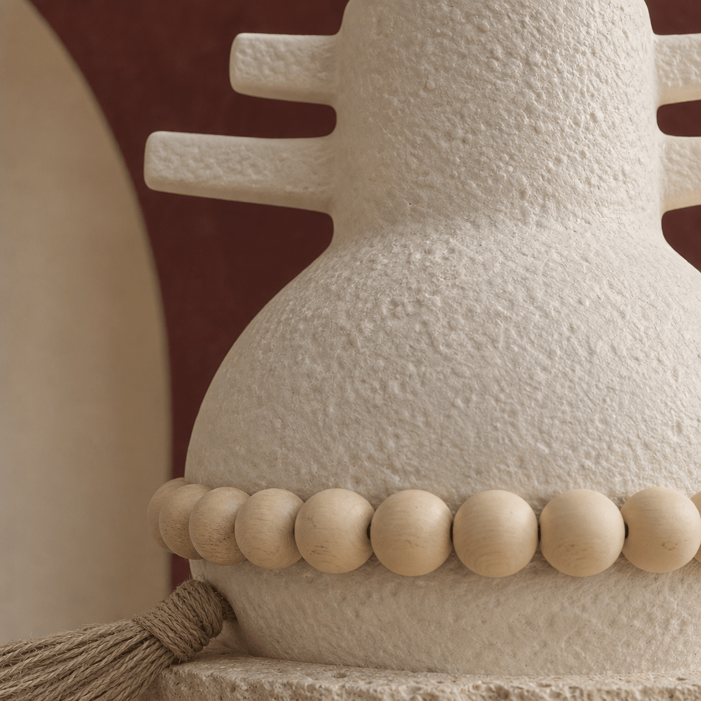 Beaded Fin Vase - Figi Home