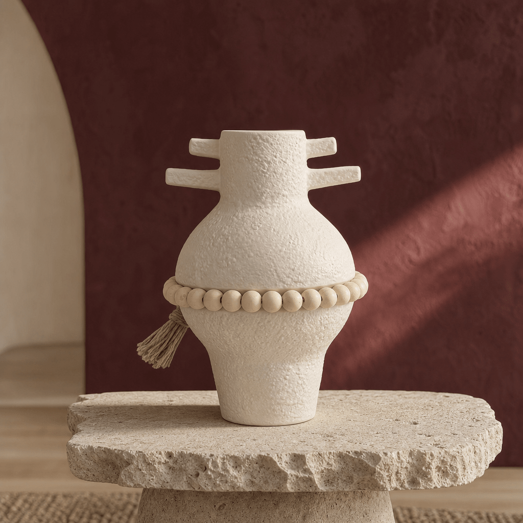 Beaded Fin Vase - Figi Home