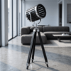 Big Black Spotlight Lamp - Figi Home