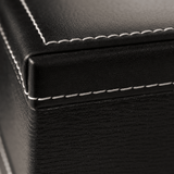 Black Stitched Desk Set - Figi Home