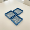 Blue khamsa Tray Set - Figi Home