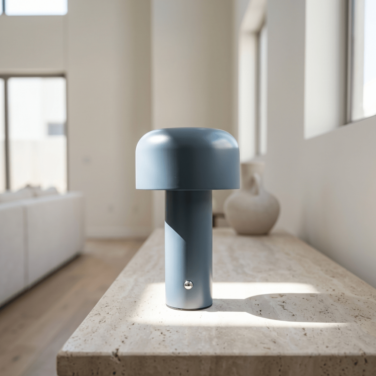 Blue Mushroom Lamp - Figi Home