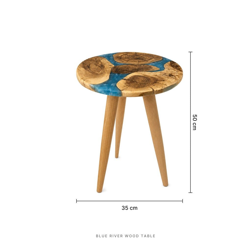 Blue River Wood Table - Figi Home