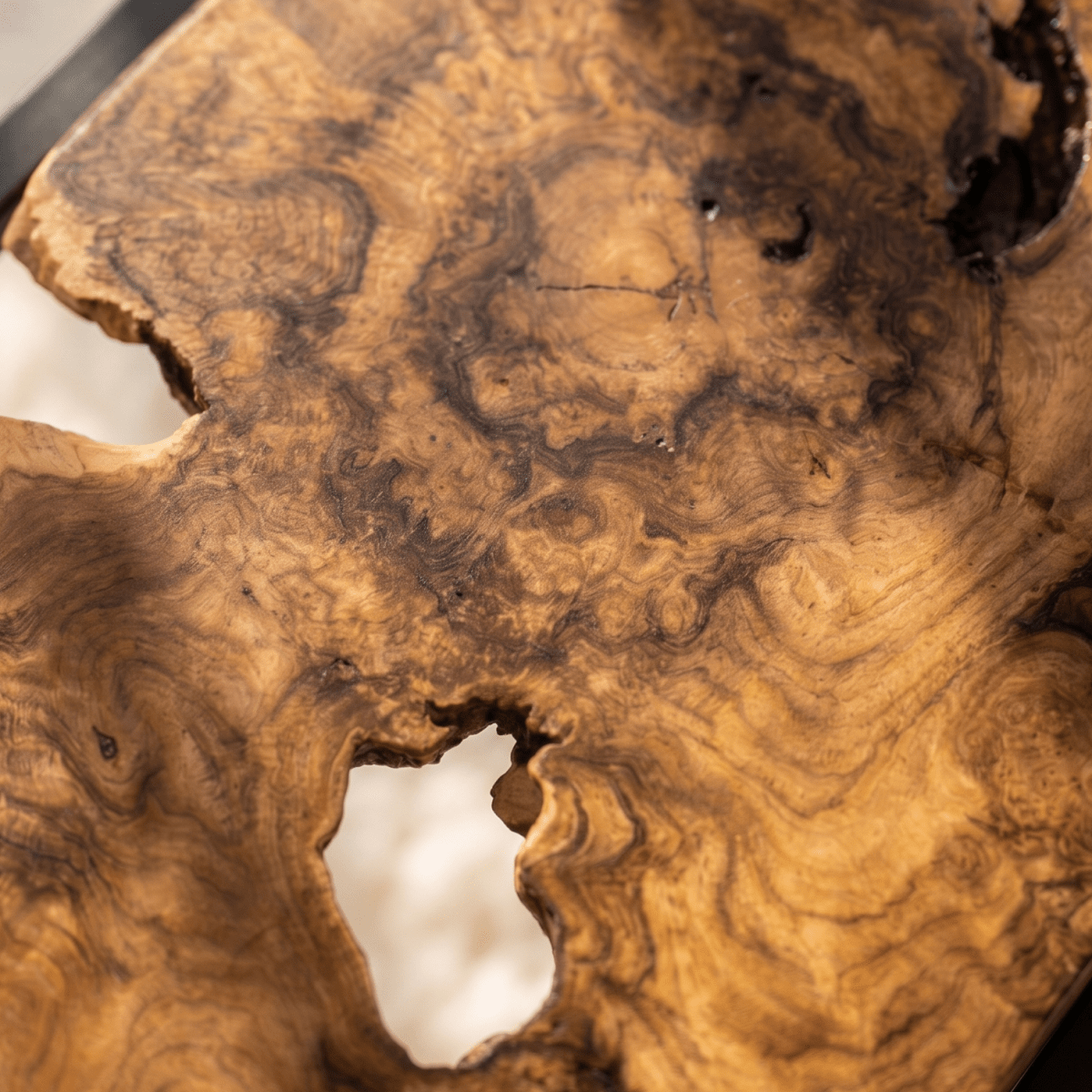 Burl Side Table - Figi Home