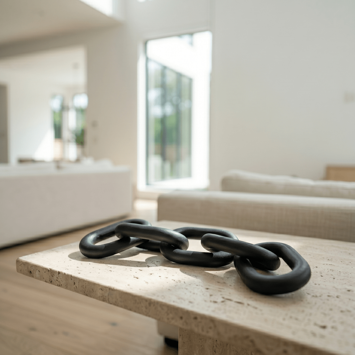 Chain Link Sculpture - Figi Home