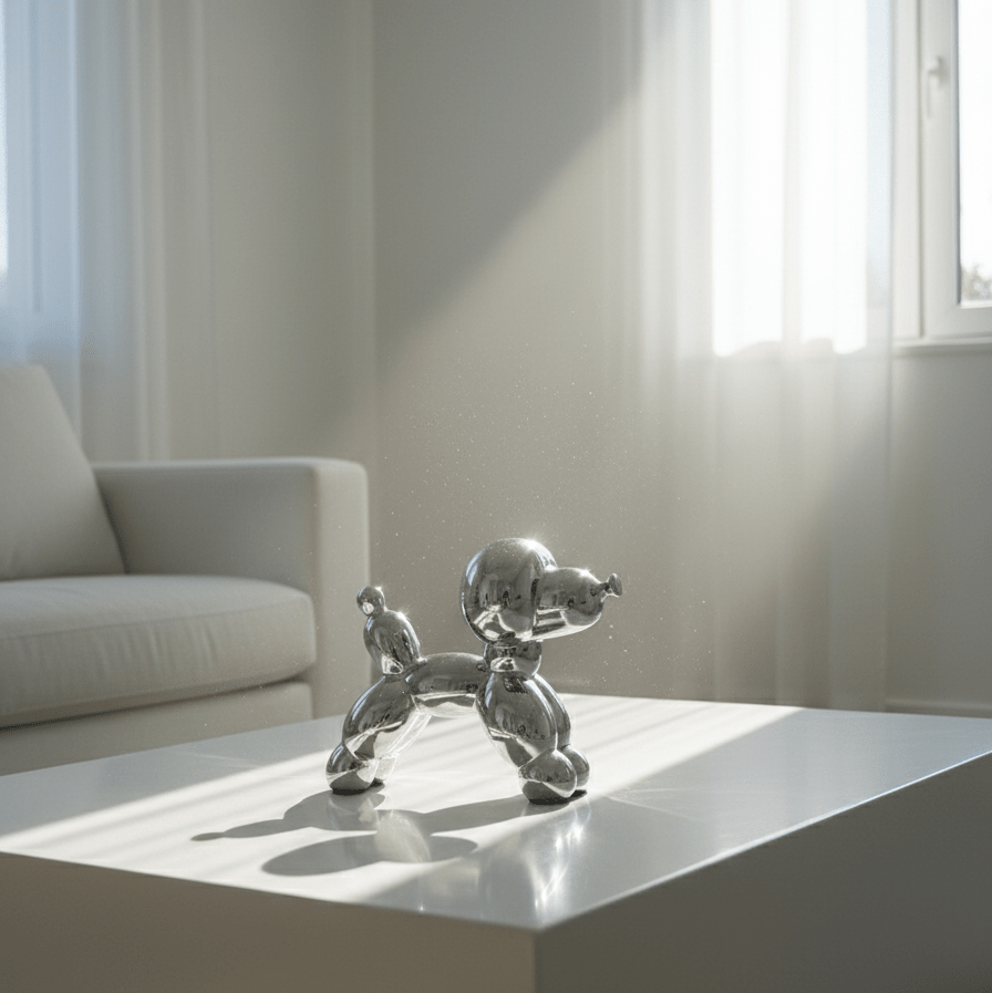 Chrome Pup Décor - Figi Home