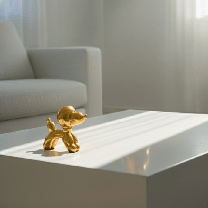 Chrome Pup Décor - Figi Home