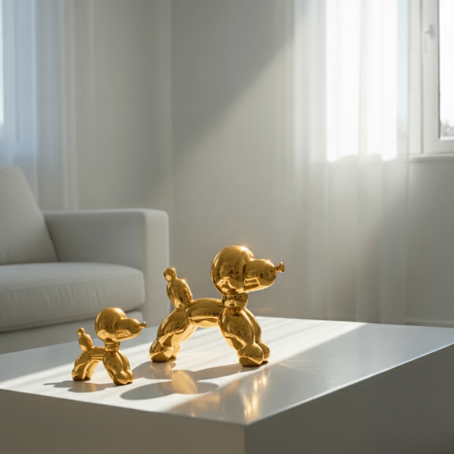 Chrome Pup Décor - Figi Home